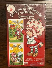 Vintage Strawberry Shortcake Fraisinette Coloring Posters Craft Master