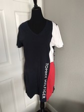 Tommy Hilfiger Size XL Short Sleeve Blue Polo Dress NWT