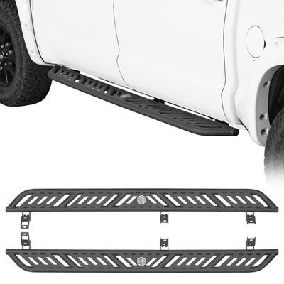 Fit Toyota Tundra CrewMax Nerf Side Step Bars Door Armor Running Board 2007-2021