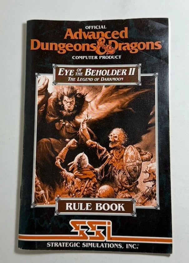 A426 Advanced Dungeons & Dragons Eye of the Beholder IBM PC 3.5" Disk Big Box - Image 4 of 4
