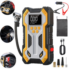 Car Jump Starter with Air Compressor 6000mAh Battery Jumper Box Charger Booster