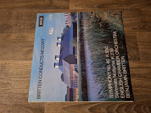 SXL 6372 Britten Conducts Mozart Symphony 40 Serenata Notturna Decca LP 12" - Bild 2 von 10
