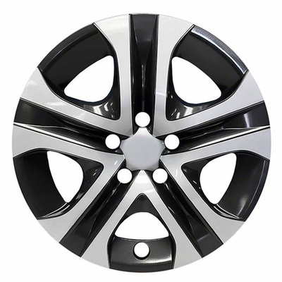 #ad CCI Wheel Cover 17 Inch 5 Spoke Silver Black Set Of 4 IWC51817SB $79.54