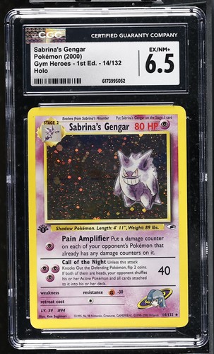 Sabrina's Gengar (1st Edition) graded CGC 6.5 for sale on eBay