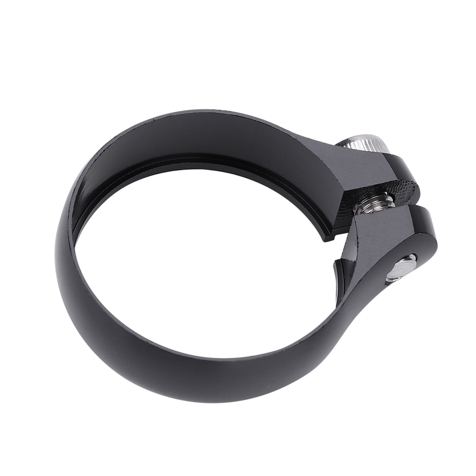 :(Black)Bike Bolt Clamp 31.8mm For 27.2 Seatpost Super Light