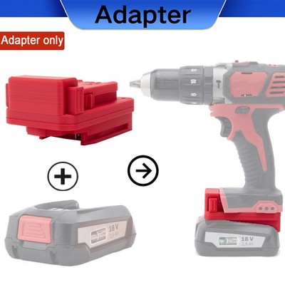 Adapter For Bosch PBA 18V Li-Ion Battery Convert to for Milwaukee 18V Power Tool