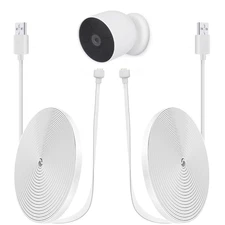 2 Pack 20Ft/6M Power Cord for Google Nest Cam (Battery) Only,Replacement Cable,W