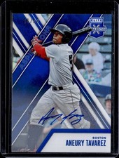 2017 Panini Elite Extra Edition #79 Aneury Tavarez Auto Aspirations Blue 06/50