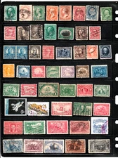 SELECTION OF CLASSIC USED OLD STAMPS