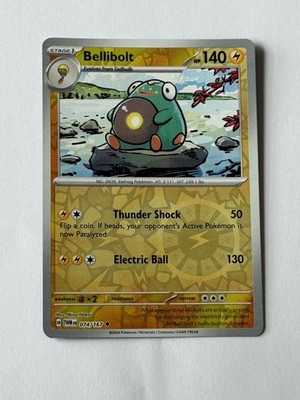 shiny holo pokemon cards Pokemon Card BELIBOLT 074/167 shiny holo excellent condition cards