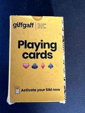 Playing Cards With FREE GIFF GAFF SIM CARD