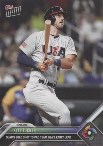 2023 Topps World Baseball Classic Kyle Tucker Variation Autograph