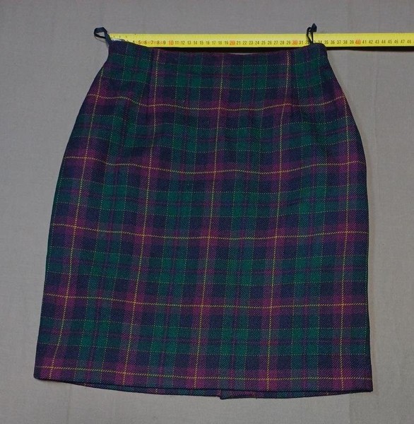 Women Marks & Spencer Skirt Multicolor Wool 36