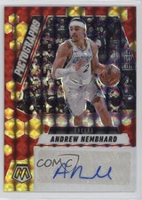 2024-25 Panini Mosaic Pictographs Choice Prizm Andrew Nembhard #PM-NMB Auto 07mp