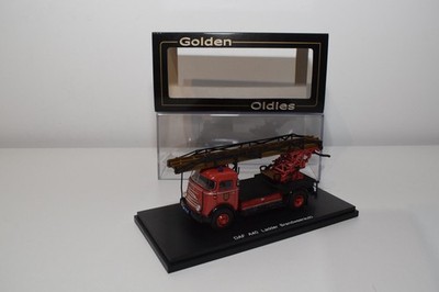 B92 1:50 GOLDEN OLDIES DAF A40 FRONTSTUUR LADDER BRANDWEERAUTO FIRE TRUCK MIB