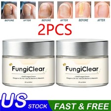 2PCS FungiClear Phrena Nail Care Cream With Tea Tree Oil, Oregano Oil, Vitamin E