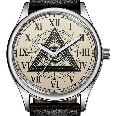 Illuminati Freemason Beautiful #2 Trendy 38mm Face Wrist Watch