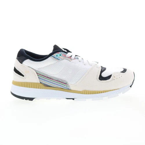Saucony Azura S70514-1 Mens White Suede Lace Up Lifestyle Sneakers Shoes 9