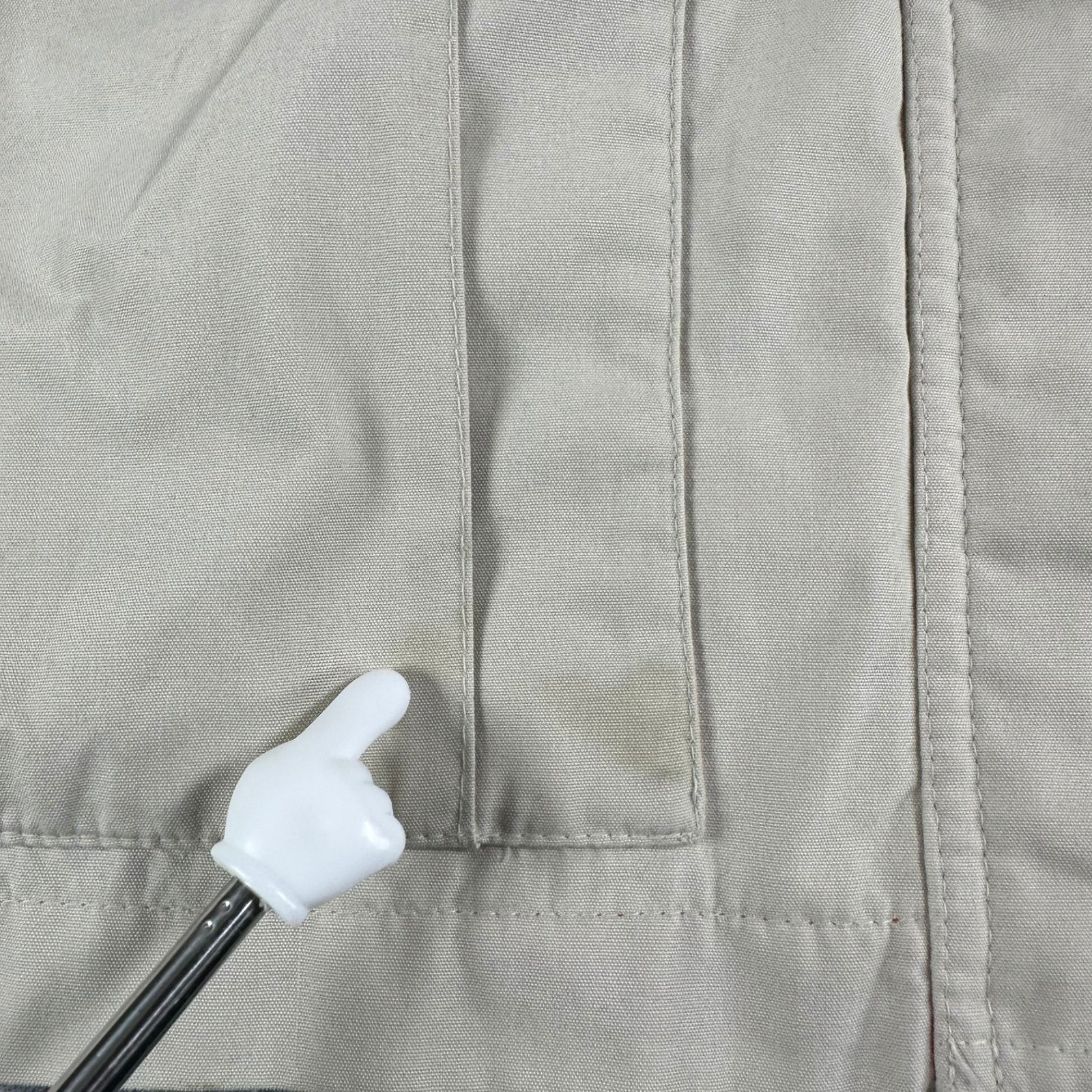 Towne by London Fog Jacket Mens M Blue Tan Barn Chore Outdoor Coat