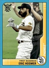 2021 Topps Big League Eric Hosmer #213 Electric Blue San Diego Padres 2I