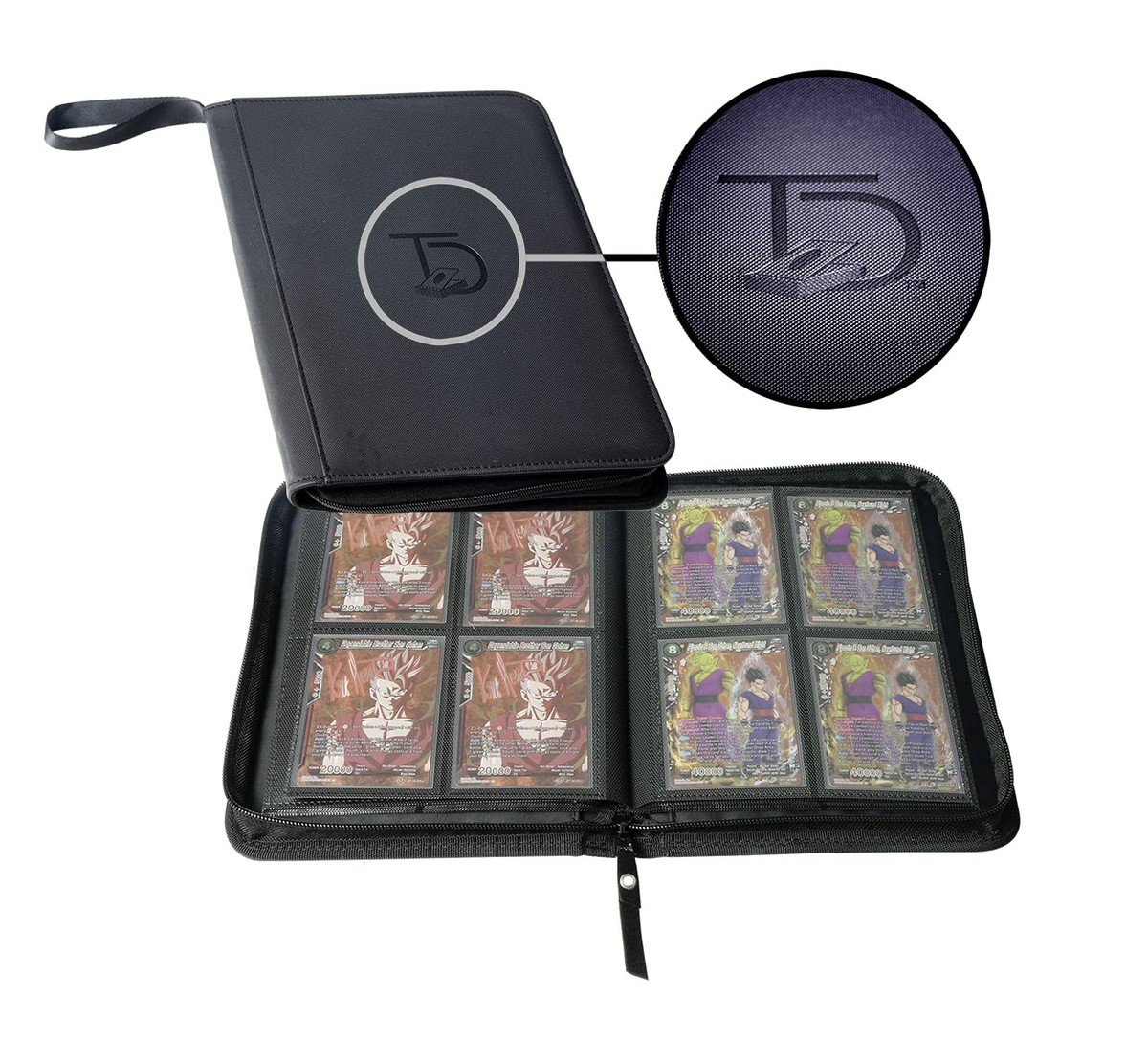 Mini Binder 4 Pocket Side Load Sleeves Holds 200+ Cards Pokemon MTG Yugioh  TCG | eBay