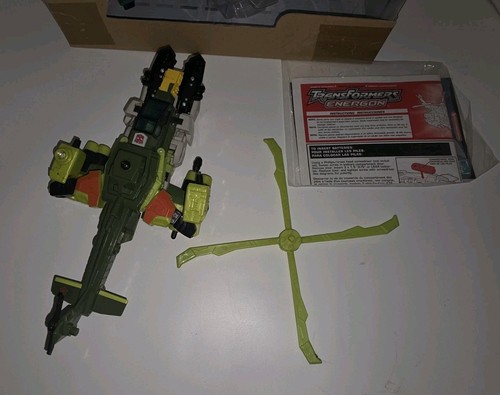 Transformers Energon Command Class Bulkhead Powerlinx Battles Helicopter -Broken - Picture 9 of 13