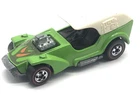 Vintage 1969 Hot Wheels " ICE" "T" Redline Green with White Top Hong Kong