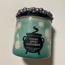 Bath and Body Works CANDY APPLE CAULDRON 3 Wick Candle L NEW limited edition
