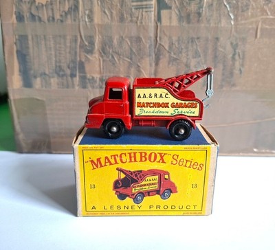 matchbox 13 thames trader wreck truck mint  & rare D box !