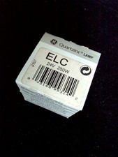 VINTAGE General Electric Quartzline Projection Lamp ELC 250W 24V