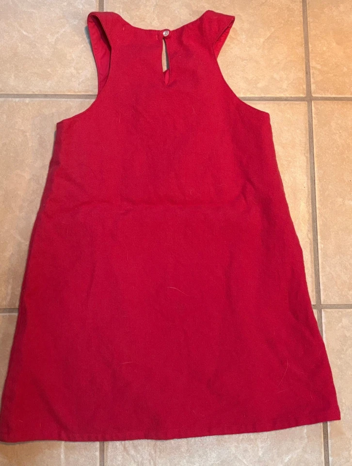 Vestido Jersey Lola et Moi Niños Talla 6-7 Rosa, 100% Lana, Forrado  Foto 2 de 4