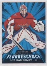2018-19 Upper Deck Fluorescence Blue 21/50 Ilya Samsonov #F-3 9hi