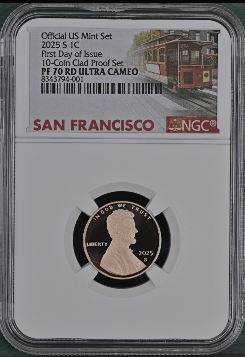 【残り1枚】Sミント1セントコイン 2025年 PROOF Lincoln 1枚 2025 S Proof Lincoln Shield Cent Uncirculated US Mint | eBay
