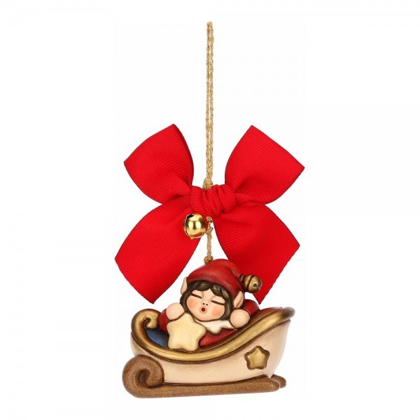 Addobbo Natale Thun slitta con Elfo Birbo grande T11955256A82