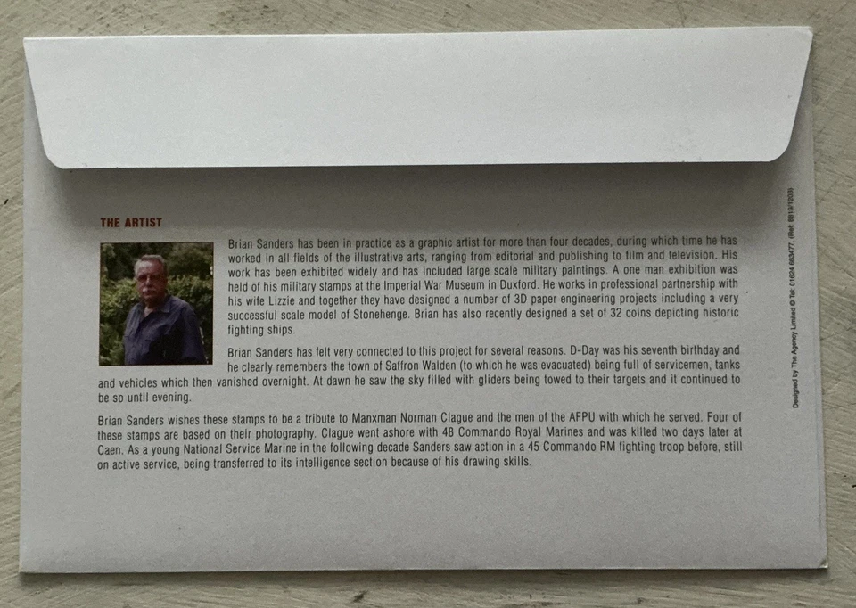 Isle Of Man QEII 1994 D-Day Se-tenant Pairs Official IOMFDC Douglas IOM SHS - Image 3 of 4