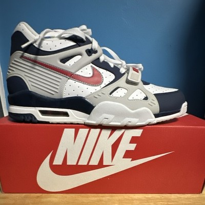 Nike Air Trainer 3 CN0923-400 Mens Mid-Top Leather Sneakers US 12