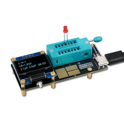 GM328 Transistor Tester   Mosfet Capacitor Tester, LCR/ESR Black 