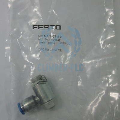 1PC FESTO GRLA-M5-QS-4-LF-C 175056 throttle valve New