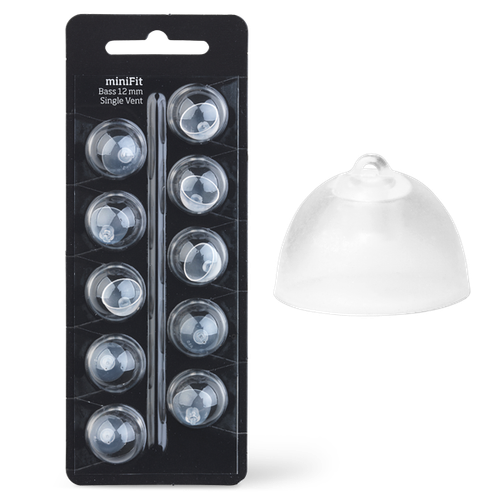 Oticon Hearing Aid Domes 12mm BASS SINGLE VENT Mini Fit. Ask for any