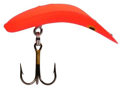 Yakima Bait 953-FLR Flatfish F-5 Plug 1 3/4'' Fluorescent Red