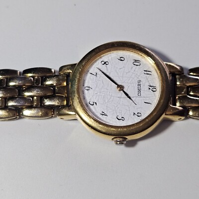 Seiko 1990s gold tone watch | eBay Seiko 1990s gold tone watch | eBay