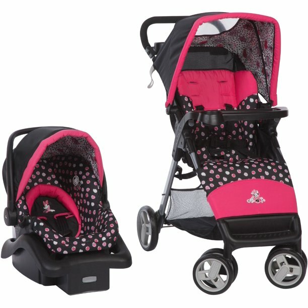 minnie mouse doll stroller set