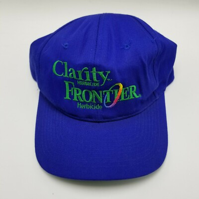 Clarity Herbicide Frontier Hat Cap Blue Adult Used Snapback Advertising B6D  | eBay