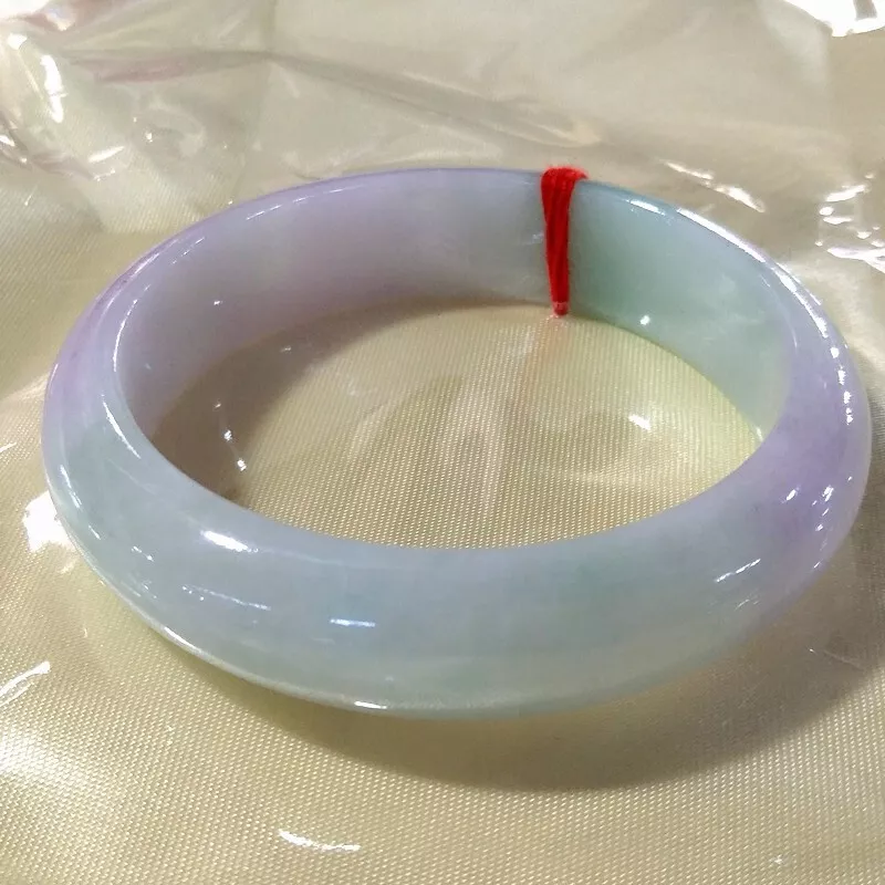 Certified Natural ice Lavender&Green Myanmar Jade jadeite Bracelets Bangle-- Certified Natural ice Lavender&Green Myanmar Jade jadeite Bracelets Bangle--