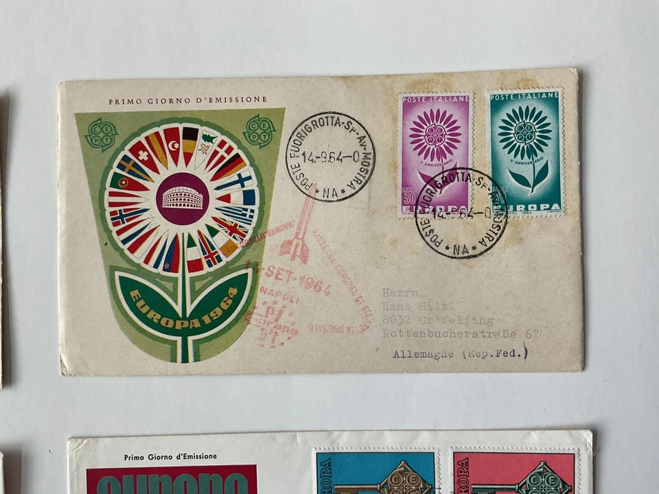 10 Europa First Day Covers - Italy 1961 - 1979 - Image 4 of 4