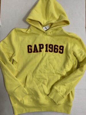 yellow gap hoodie mens