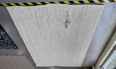 IVORY 6' X 9' Broken Thread Rug, Reduced Price 1172720507 NF730A-6