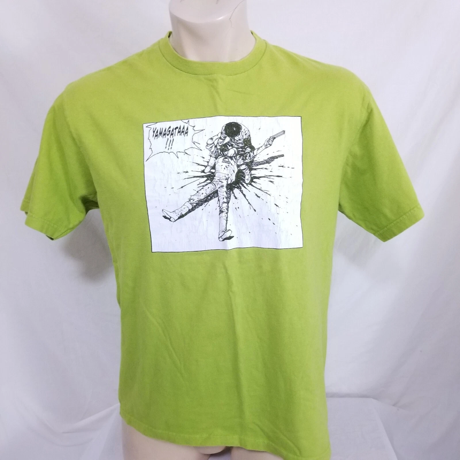 T shirt Supreme Akira vert citron anime FW17 Yamagata skate japonais grand