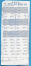 MLB All Star Ballots 1970 - 2014 You Pick Mostly NM