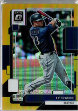 2022 Donruss Optic Gold #144 Ty France /10 